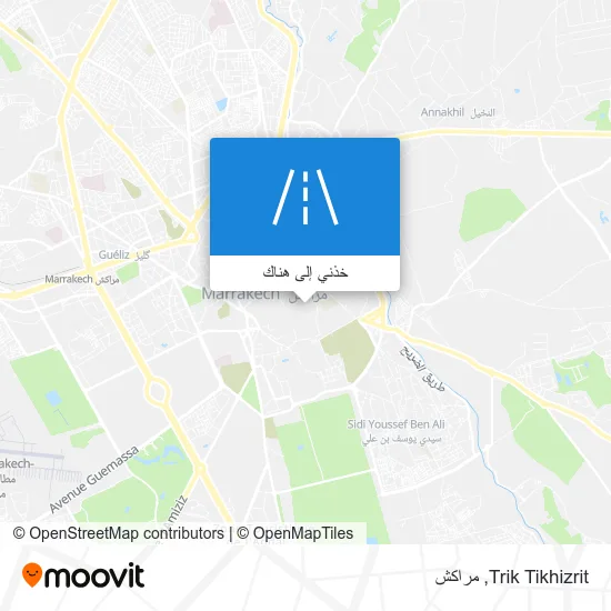 خريطة Trik Tikhizrit