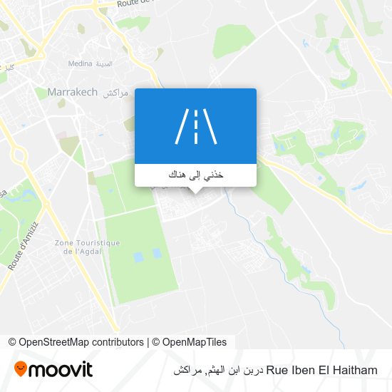 خريطة Rue Iben El Haitham دربن ابن الهثم