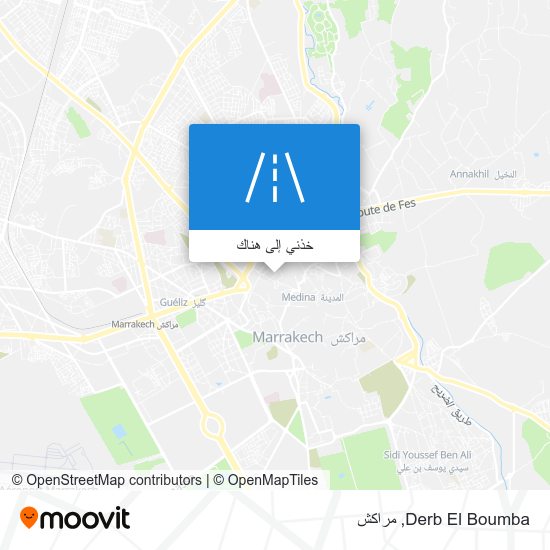 خريطة Derb El Boumba