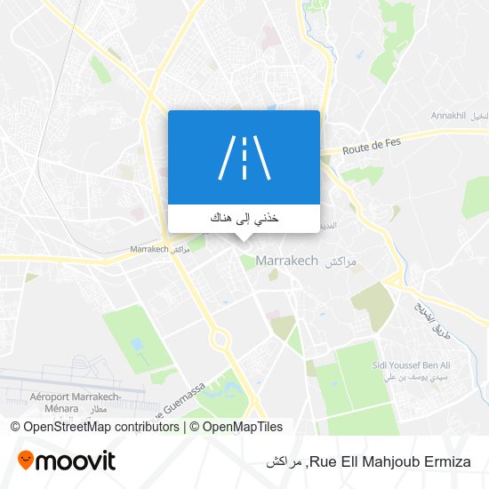 خريطة Rue Ell Mahjoub Ermiza