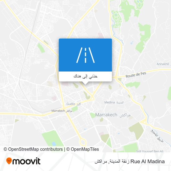خريطة Rue Al Madina زنقة المدينة