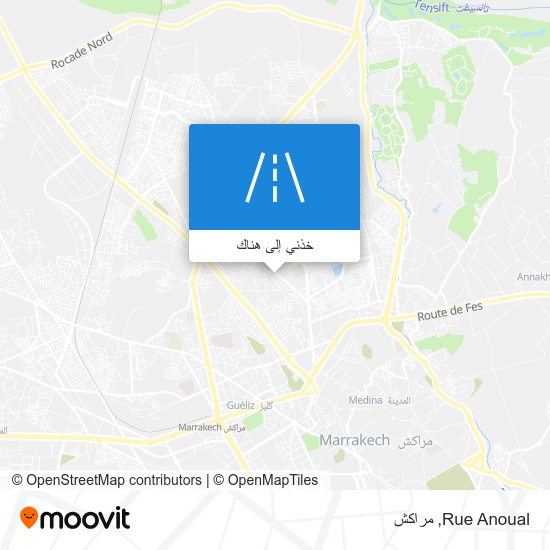 خريطة Rue Anoual