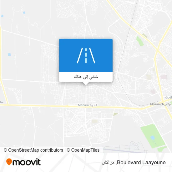 خريطة Boulevard Laayoune