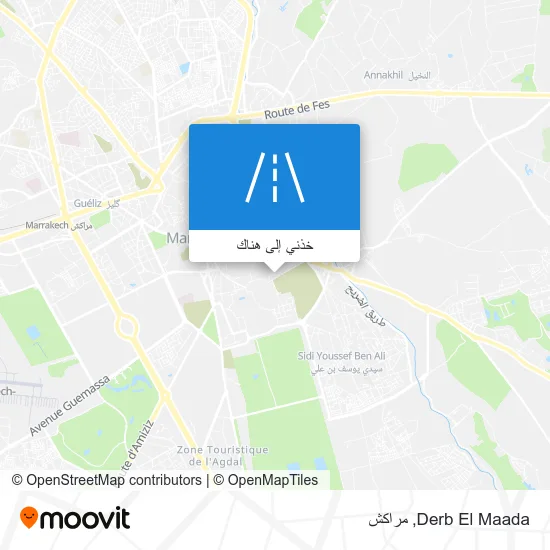 خريطة Derb El Maada