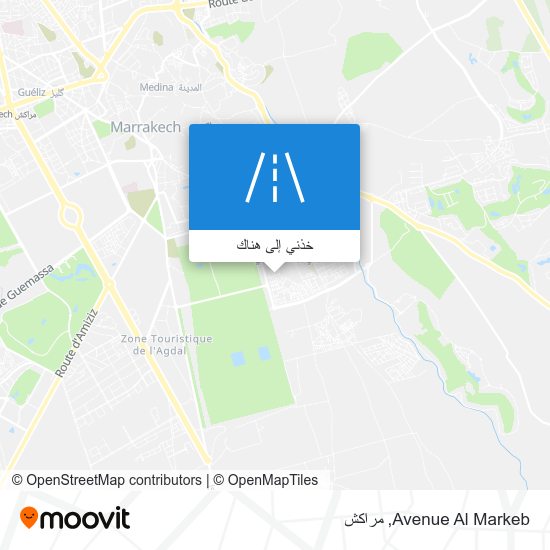 خريطة Avenue Al Markeb