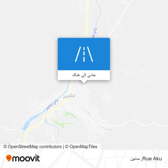 خريطة Rue Aku