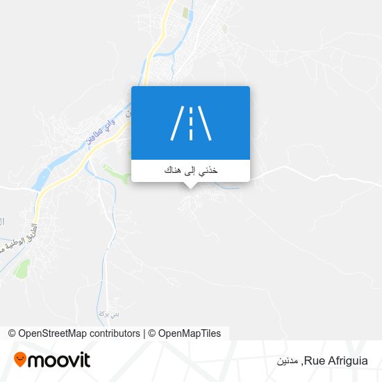 خريطة Rue Afriguia