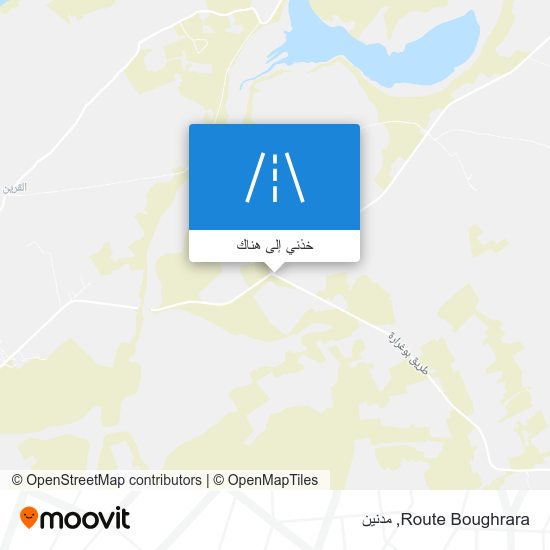 خريطة Route Boughrara