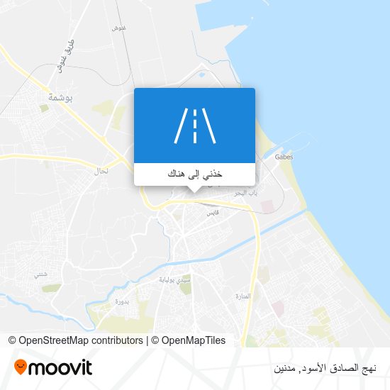 خريطة نهج الصادق الأسود
