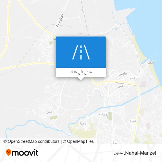 خريطة Nahal-Manzel