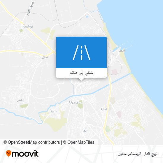 خريطة نهج الدار البيضاء