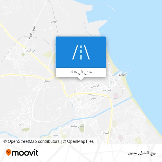 خريطة نهج النخيل