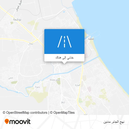 خريطة نهج الجام