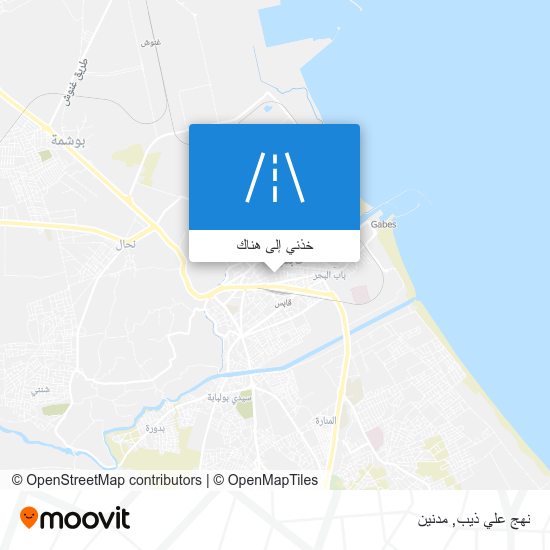 خريطة نهج علي ذيب