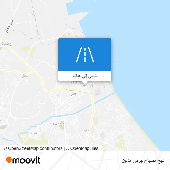 خريطة نهج مصباح جربو