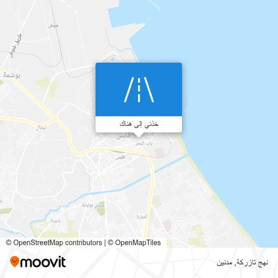 خريطة نهج تازركة