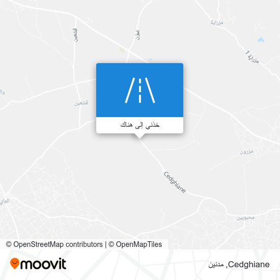 خريطة Cedghiane