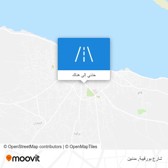 خريطة شارع بورقيبة