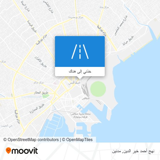 خريطة نهج أحمد خير الدين