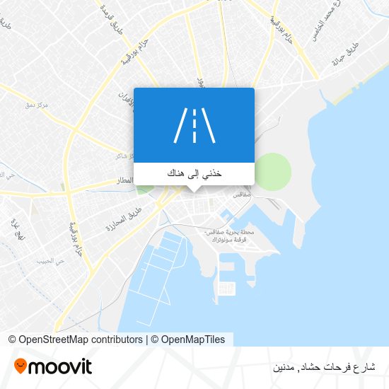 خريطة شارع فرحات حشاد