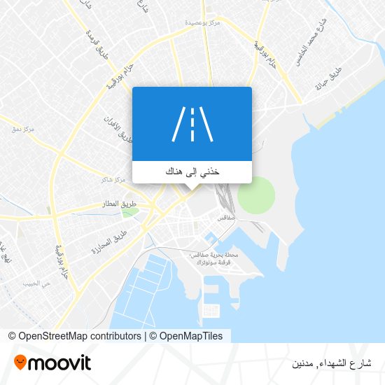 خريطة شارع الشهداء