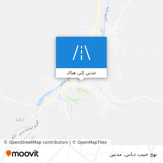 خريطة نهج حبيب دبابي