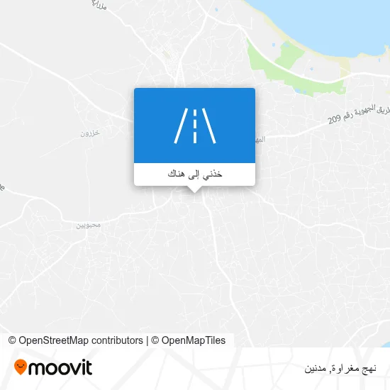 خريطة نهج مغراوة