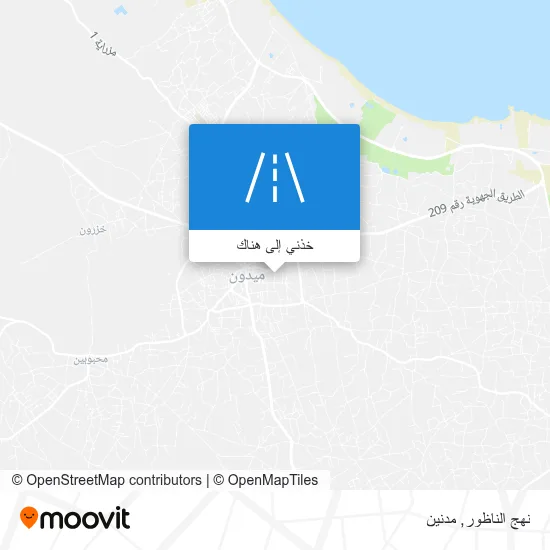 خريطة نهج الناظور