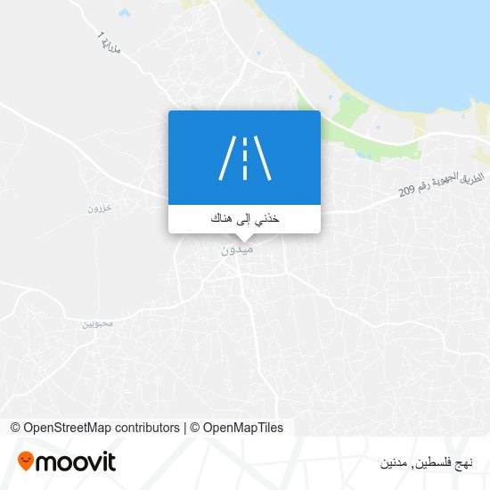خريطة نهج فلسطين