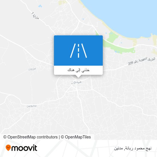 خريطة نهج محمود ربانة