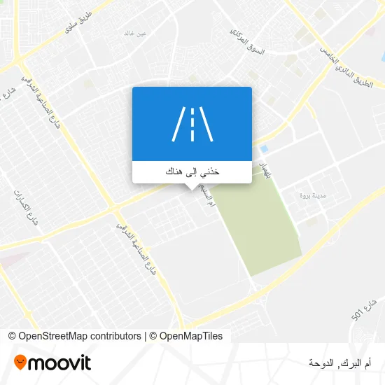 خريطة أم البرك