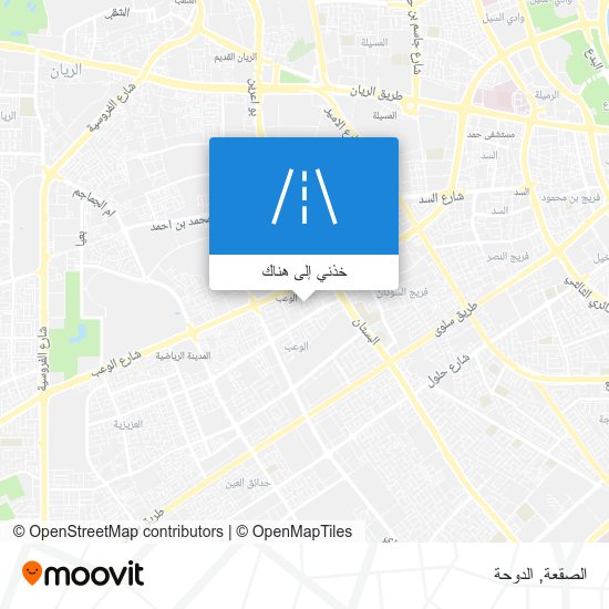 خريطة الصقعة