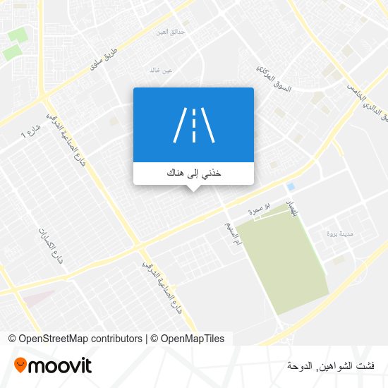 خريطة فشت الشواهين