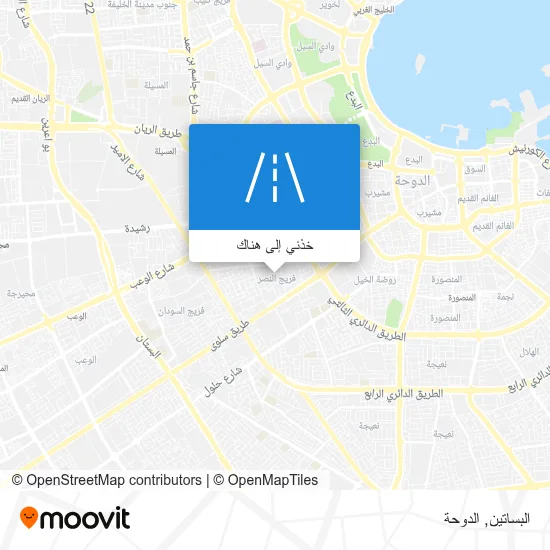 خريطة البساتين