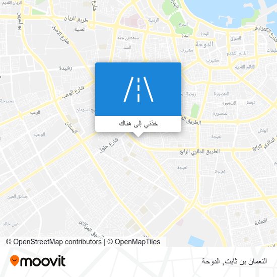 خريطة النعمان بن ثابت