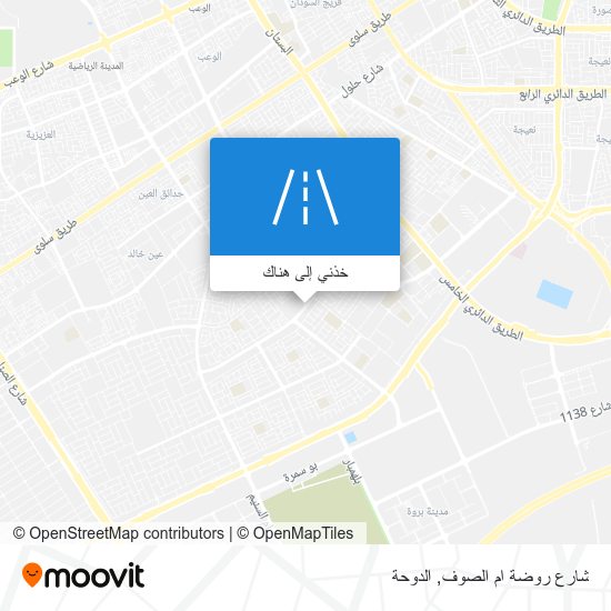خريطة شارع روضة ام الصوف