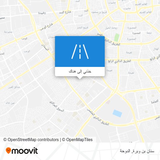 خريطة سنان بن وبرة