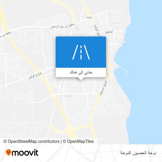 خريطة دوحة الحصين