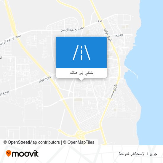 خريطة جزيرة الاسحاط