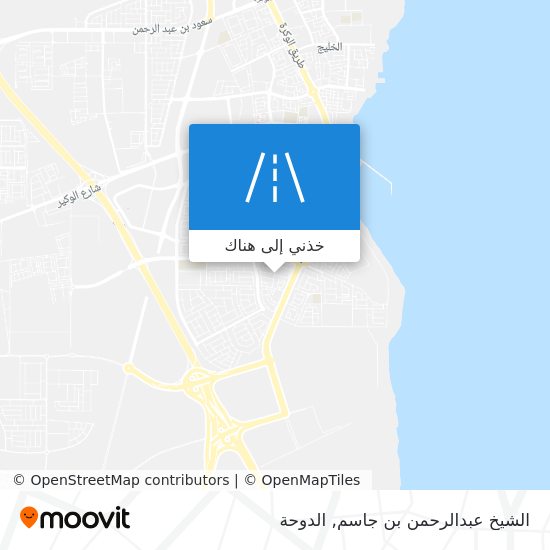خريطة الشيخ عبدالرحمن بن جاسم