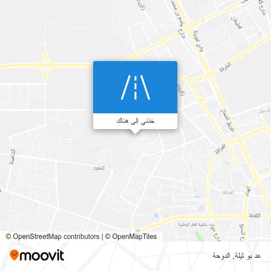 خريطة عد بو ثيلة