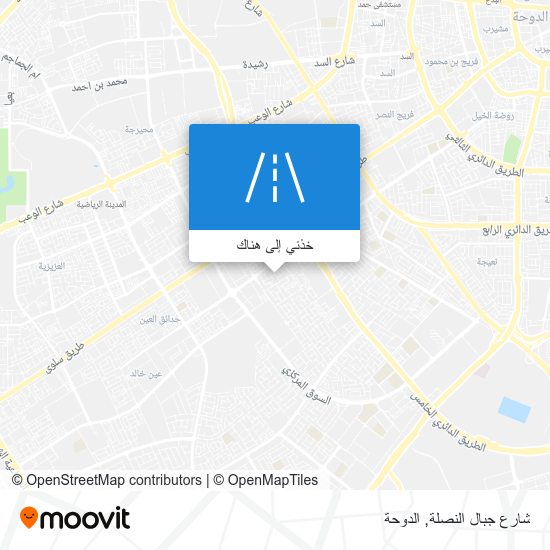 خريطة شارع جبال النصلة