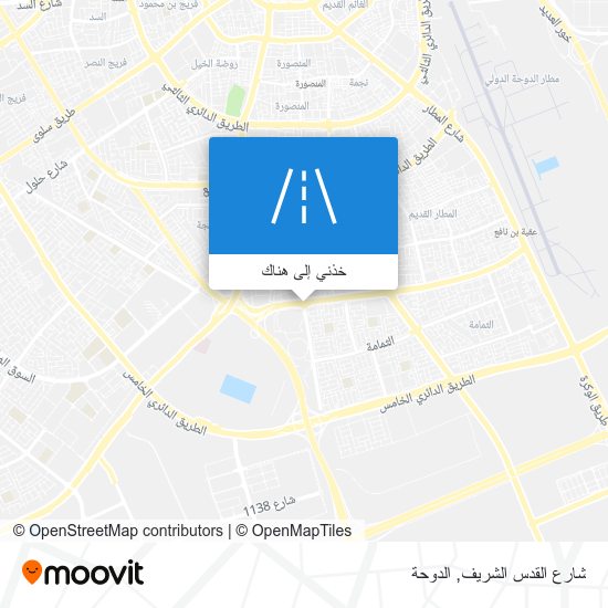 خريطة شارع القدس الشريف