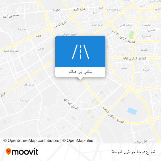 خريطة شارع دوحة حواش