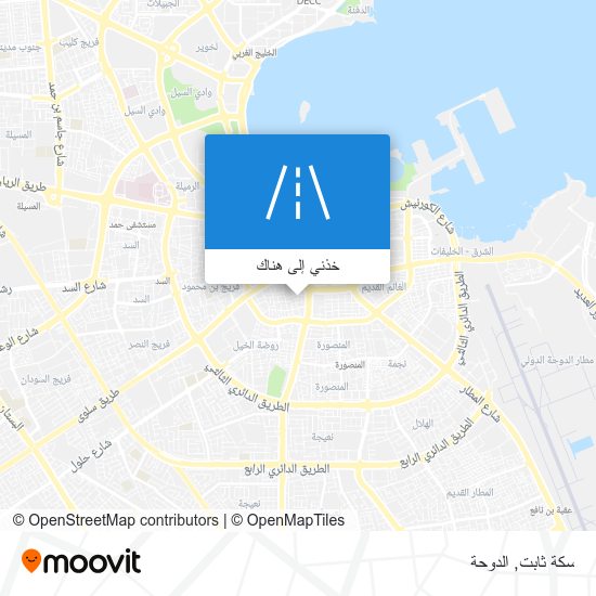خريطة سكة ثابت