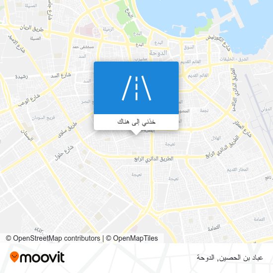 خريطة عباد بن الحصين