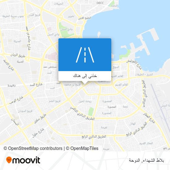 خريطة بلاط الشهداء