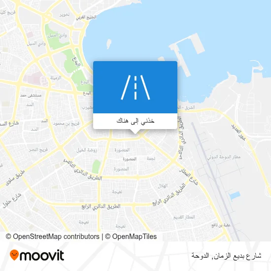 خريطة شارع بديع الزمان