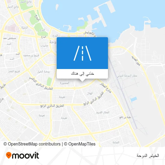 خريطة الخيام