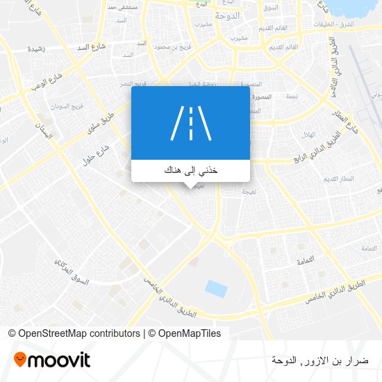 خريطة ضرار بن الازور